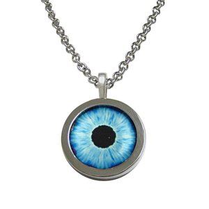Blue Eye Design Pendant Necklace